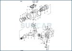 8068521 Packing Fits Hitachi Excavator Pump EX300-5 EX300-5HHE EX300LC-5M