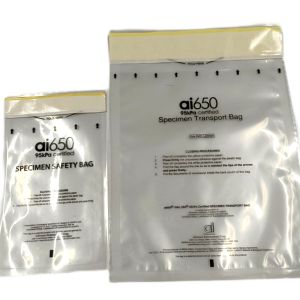 China High Pressure Sterilization 95kPa Specimen Transport Bag Customized on sale