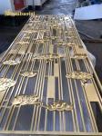 Gold Mirror Stainless Steel Room Divider 0.3-3.0mm Thickness