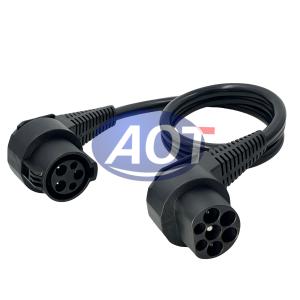 China AOTAI 32A 16A 7.4KW SAE J1772 Type 1 to GBT Electric Vehicle Charger EV Cable factory