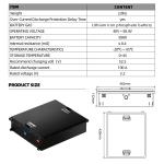 CE 48V 50AH Lithium Ion Battery 20A Lead Acid Replacement Battery