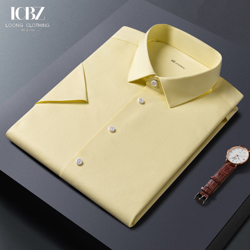 Customized OEM 100% Cotton Men's Non Iron Long Sleeve Shirts For Tuxedo Dress Fabric