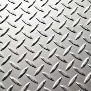 China 304 Stainless Steel Diamond Tread Plate Inox Ss Diamond Plate Ss Checker Plate factory