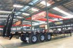 High Capacity 4 Axle Hydraulic Detach Neck Semi-Trailer for Excavator Transporta