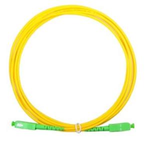 China 0.9mm 2.0mm 3.0mm 9/125um Singlemode Simplex SC APC Patch Cord factory
