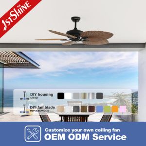 52-Inch Tropical Ceiling Fans With Lights And Remote For Medium To Large Spaces