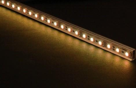 PC Cover Waterproof LED Strip Lights , Dsi Motorcycle Flat LED Light Strips