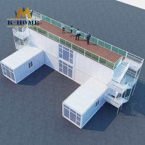 China Furnished Transportable Site Office Building Galvanized Steel Frame factory
