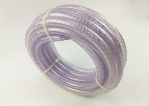 China Fiber Polyester Reinforced Flex Clear Plastic Hose Pipe Tube SGS , ROHS factory