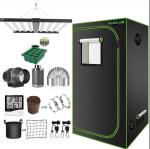 120x120x200cm Complete Grow Tent Kit Complete Grow Box Kit, 6 Inch Inline Fan