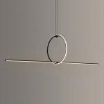 Nordic minimalist restaurant light geometric line light modern simple pendant