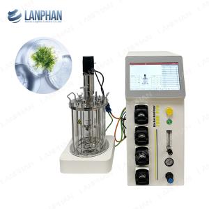China 5l Animal Cell Culture Bioreactor Autoclavable Glass Bioreactor Microbial Fermenter factory