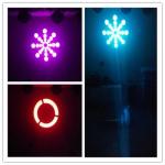 Bright Black Mini Moving Head Beam Spot Light Sound Control LED Cree Bulb 10W
