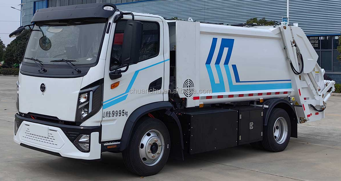 5101ZYSBEV Electric Compression Garbage Truck for Eco-Friendly Waste Disposal Pure Electric