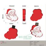 8GB 128GB Custom USB Flash Drives USB 2.0 Christmas Personalised Memory Stick