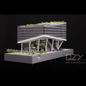 1:150 Scale 3D Print Architectural Model with Conceptual Minimalism Style and