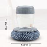 Stainless Steel Sponges Wool Scrubbers With Soap Dispenser