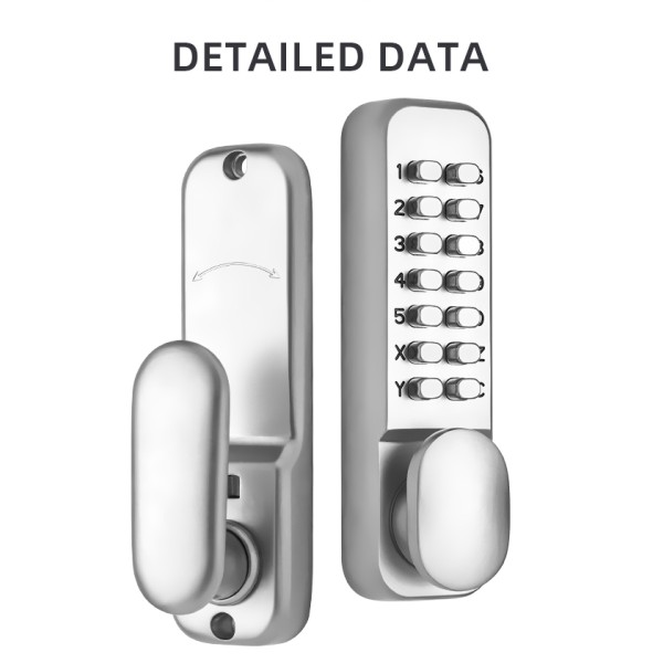 Mechanical Password Lock Digital Button Keyless Password Combination Security Intelligent Mechanical Door Lock Waterproof