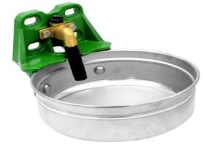 China Dairy Cow Horse Water Bowl Brass Valve Wall Or Tube Mounting For Equine factory