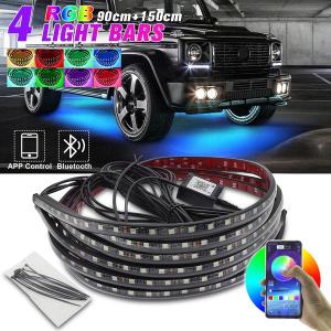 China 12V App Control IP67 4PCS Car Underglow Lights factory