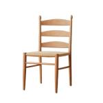 Burlywood W44*D48.5*H90CM Unique Vintage Design Solid Wood Dining Chair with