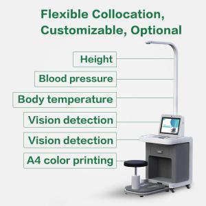 China Blood Pressure Body Fat Composition Healthcare Check In Kiosk Touch Screen factory