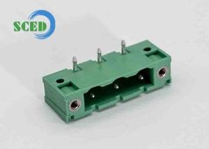 China Male Sockets Header Pitch 7.62mm 300V 18A PA66 Pluggable Terminal Block factory