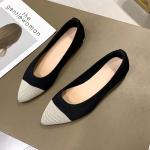 Women's New Pointed Casual Flat Shoe Lightweight Knit Breathable
