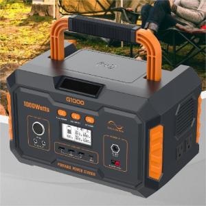 China 999Wh 1000W Outdoor Mobile Power Supply LCD Display Smartphones tablets Compatible factory