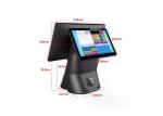 15 Inch Capacitive Screen POS System PC 32 GB SSD Hard Disk Industrial