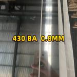 430 BA DIN 1.4016 Surface With PE Film Stainless Steel Sheet 0.5*1220*2440mm