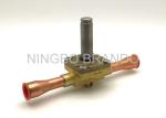 018F6701 Solenoid With Brass Body Copper Pipe Refrigeration Solenoid Valve for