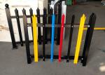 Euro Style Free Standing Metal Palisade Fence Panels For Industrial Facilities