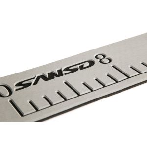 China 6MM 60 Degrees Adhesive Fish Ruler For Measuring factory