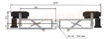 Aluminum NCT-500 / NCT*2-500 Carbn Brush for NSP-H32 Conductor Rail Accessories