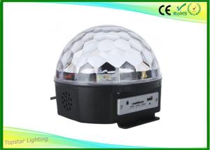 China Disco Light RGB LED Magic Ball Light Sound Control For 6 Watts For Stage Show factory