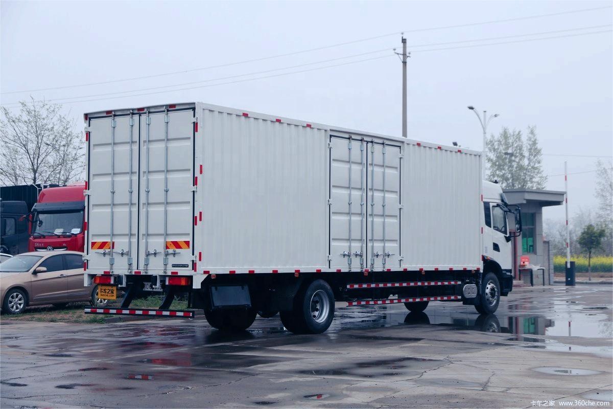 High Repurchase Dongfeng KR 230HP 4X2 Box Cargo Truck for Cargo Transportation