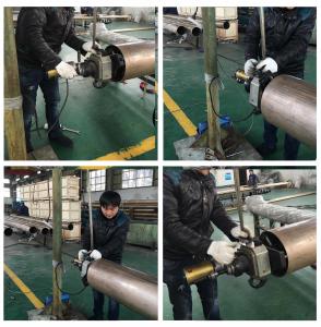 China Straight Type Electric Pipe Beveling Machine Clamping Range ID 80 - 240mm factory
