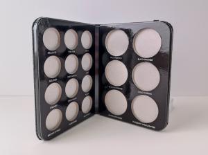 China Black Notebook Empty Eyeshadow Palette Box Packaging Eco Friendly factory
