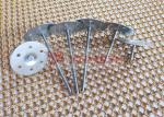 HVAC Accessories Shipbuildings Galvanized Steel Insulation Pins With Washers