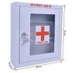 Empty Steel Medicine Lock Box Wall Mounted