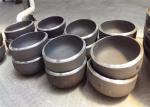 SCH10 Galvanized Carbon Steel Pipe Cap Black Paint SCH20 SCH30 SCH40 Seamless