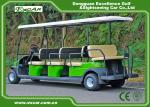 EXCAR 11 seater trojan battery Electric golf cart sightseeing car china mini bus