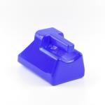 Blue Plastic Feed Scoop , Enclosed Feed Scoop 21.5*15*15cm Strong Plastic Handle