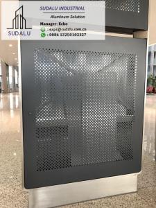 China SUDALU PVDF 15 years Warranty Panel Aluminum Interior Decoration Panel Metal Perforated Panel factory