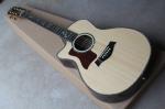 Ebony finggerboard 41-inch cutaway 916 natural wood color left handed acoustic