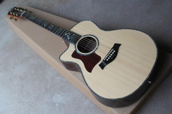 Ebony finggerboard 41-inch cutaway 916 natural wood color left handed acoustic