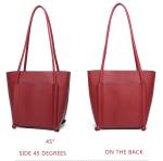 Artificial Leather Combined Bag Fashion PU Shoulder Bags for Women