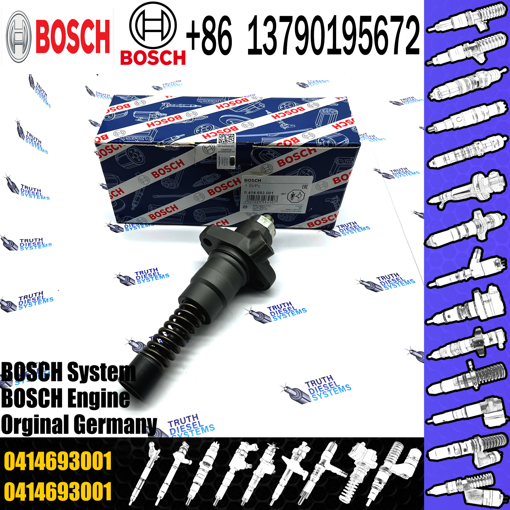 0414693001 0414693002 Engine fuel injector nozzle unit pump 0414693001 0414693002 fuel pump