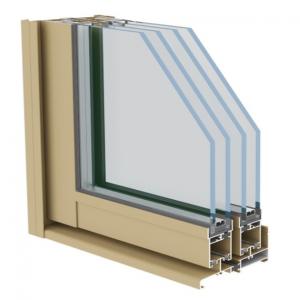 China Thermal Break Aluminium Sliding Window Profile Customized 6063 T5 Aluminium Alloy Frame on sale